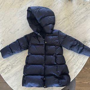 Polo by Ralph Lauren, 3T (toddler), navy blue girls down jacket.